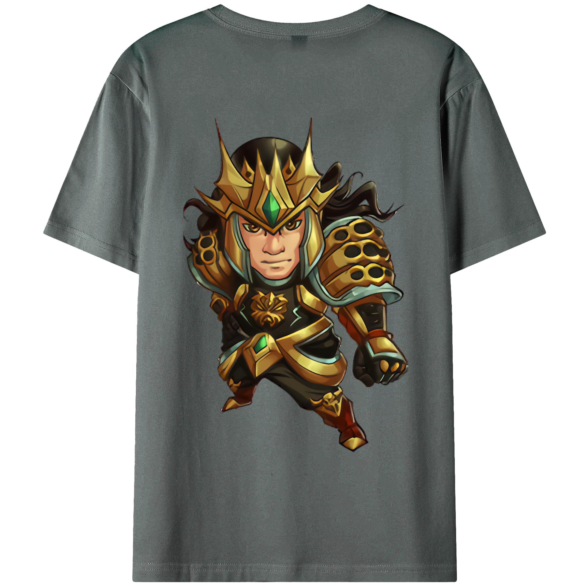 （画像用） リーグ・オブ・レジェンド League of Legends LOL 綿100％ メンズ半袖Tシャツ（バックプリント） 通気性